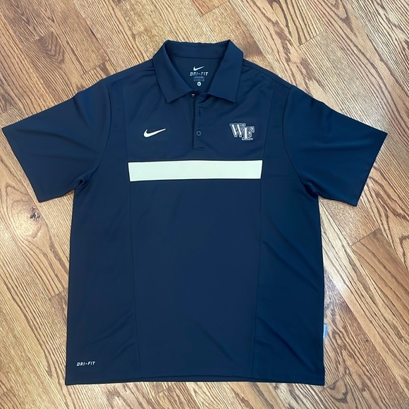 Men’s Wake Forest Demon Deacons Nike Dri-Fit Polo Shirt. Size Large. - Picture 3 of 12